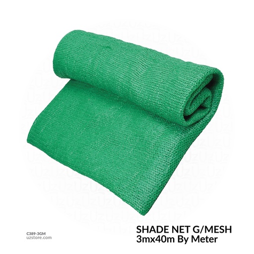[c389-3gm] SHADE NET G/MESH 3m*40m By Meter