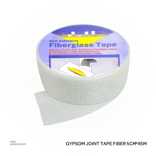 [C600] Gypsom Joint Tape Fiber 5cm*45M