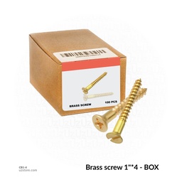 [CB1-4] Brass screw 1"*4 - BOX