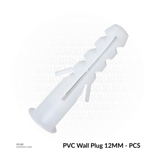 [CF12P] PVC Wall Plug 12MM - for PCS