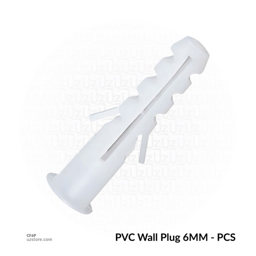 [CF6P] PVC Wall Plug 6MM - for PCS