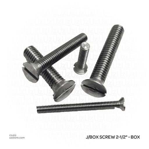 [CSJ212] J/box Screw 2-1/2" - box