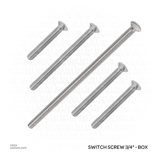 [CSS34] Switch Screw 3/4" - box