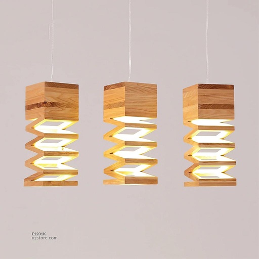 [E1201K] Woody celling light D2002-3