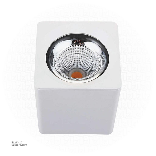 [E1243-10] مصباح تركيز  مربع 10 واط "3 TDM-A029 