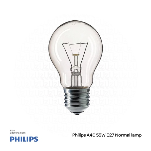 [E130] Philips A55 40W E27 Normal lamp