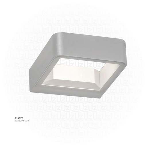 [E1301T] LED Outdoor Wall LIGHT JKF814F/S 3W WW Silver