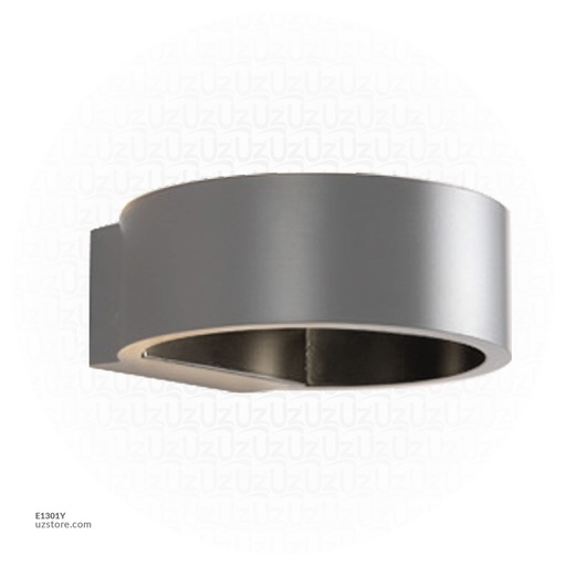 [E1301Y] LED Outdoor Wall LIGHT JKF814Y/S 3W WW Silver
