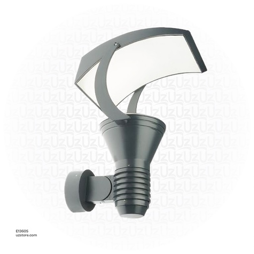 [E1360S] مصباح جداري خارجي فضي