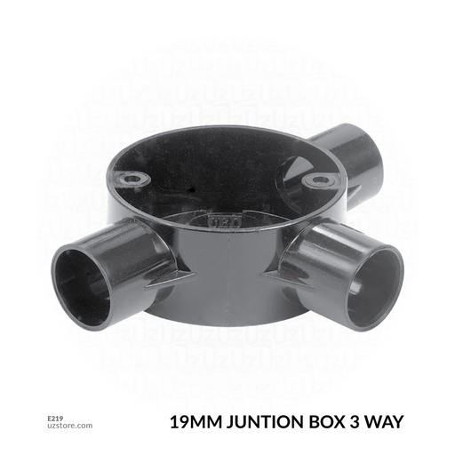 [E219] 19MM JUNTION BOX 3 WAY