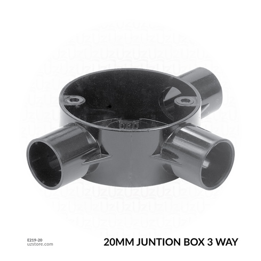 [E219-20] 20MM JUNTION BOX 3 WAY