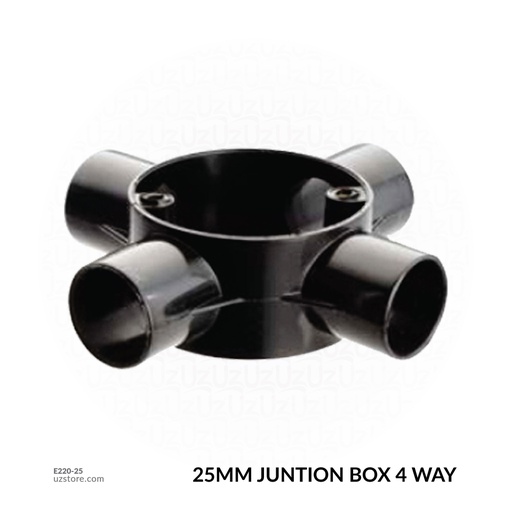 [E220-20] 20MM JUNTION BOX 4 WAY
