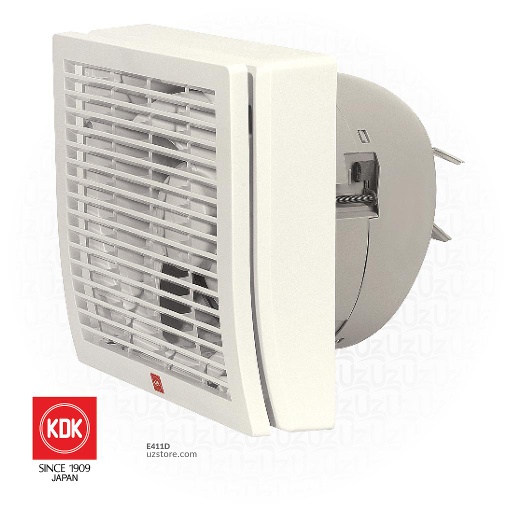 [E411D] KDK EXAUST FAN 6" RD - 2GLASS (15WHCT)