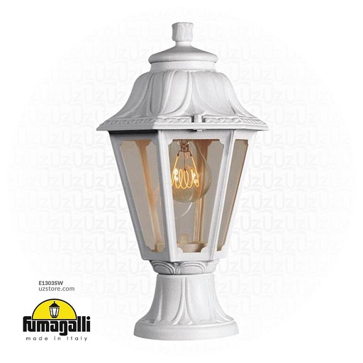 [E1303SW] FUMAGALLI MIKROLT/ANNA STAND CLEAR E27 WH Made in Italy 
