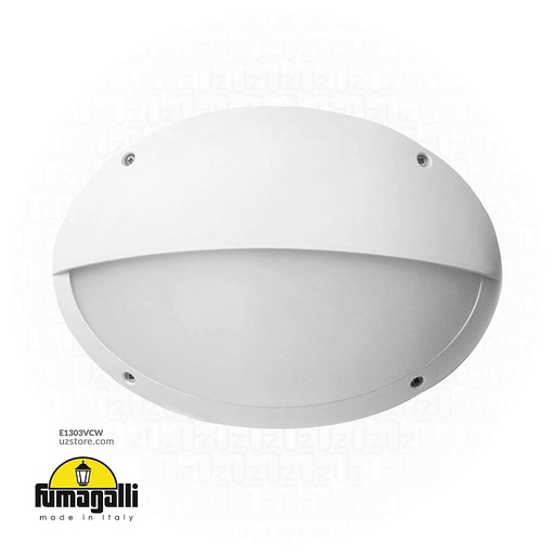 [E1303VCW] FUMAGALLI MADDI HL WALL OPAL E27 WH Made in Italy 