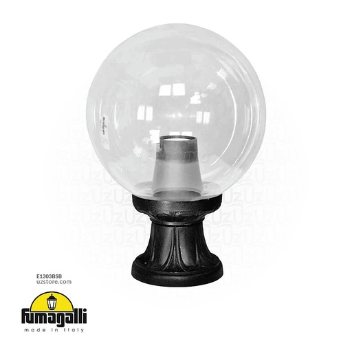 [E1303BSB] FUMAGALLI Stand Ball MIKROLOT/G250 BK/CL E27 Made in Italy