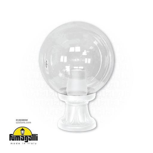 [E1303BSW] FUMAGALLI Stand Ball MIKROLOT/G250 WH/CL E27 Made in Italy