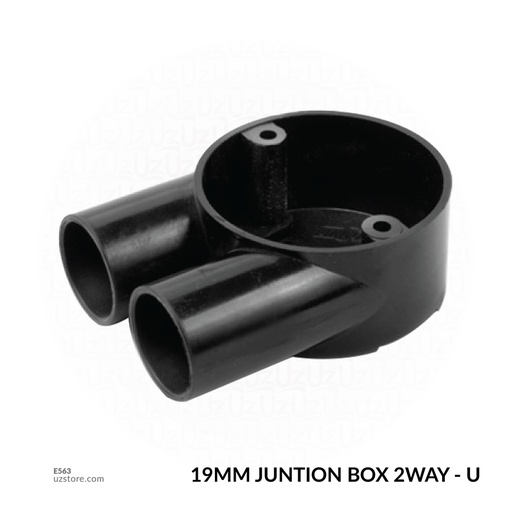 [E563] 19MM JUNTION BOX  (U WAY)