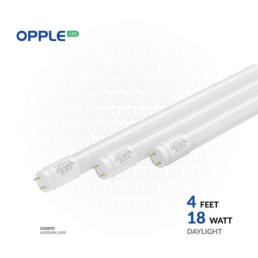 [E608PD] أوبل أنبوب إضاءة ليد بطول 4 أقدام 18 واط، 6500 كلفن لون ضوء نهاري أبيض
802003006310 OPPLE