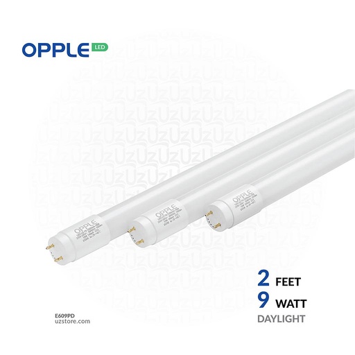 [E609PD] أوبل T8 أنبوب ليد أوبل 2 قدم ، بقوة 9 واط، ضوء النهار، 
 802003006510 OPPLE LED