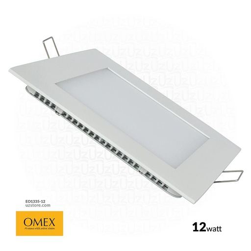 [EO1335-12] سبوت لايت أومكس LED مربع 12 واط أبيض