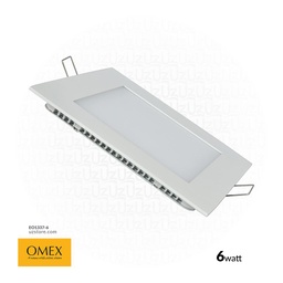 [EO1337-6] OMEX - SQ Slim panle Light Led 6w WW