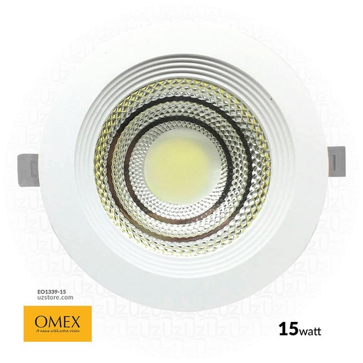 [EO1339-15] داون لايت أومكس LED أصفر 15 واط 