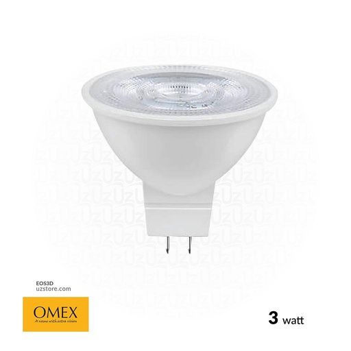 [EOS3D] لمبة سبوت لايت  LED  أومكس 3 واط أبيض