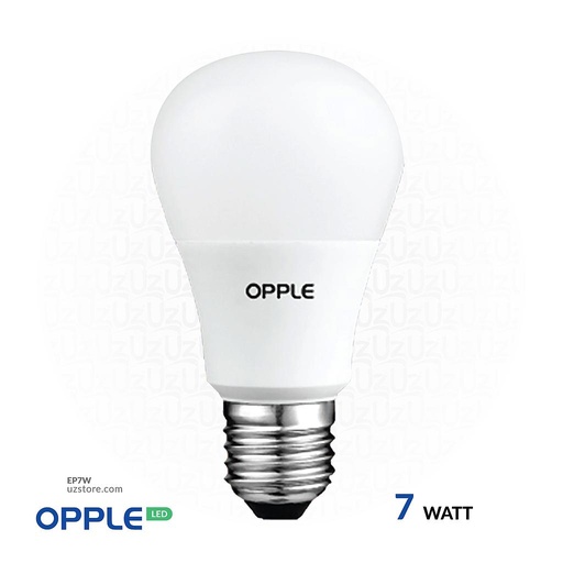 [EP7W] أوبل إضاءة ليد إنارة 7 واط، 3000 كلفنلون ضوء أبيض دافئ
OPPLE E27