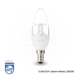 [EPH5.5WFT] PHILIPS LED Lamp 5.5W Warm White E14