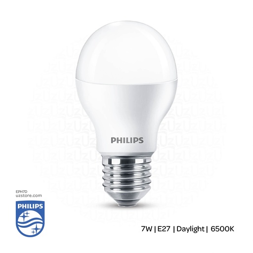 [EPH7D] فيليبس إيسِنشيَل لمبة مصباح ليد بقوة 7 واط، 6500 كلفن لون ضوء أبيض نهاري بارد أبيض
929001955268 PHILIPS E27