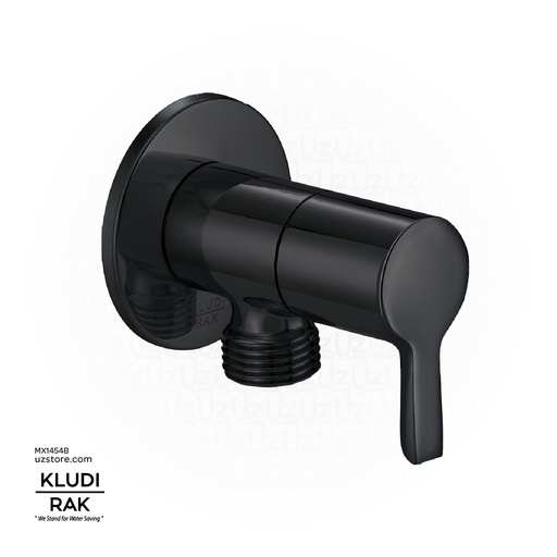 [MX1454BS] KLUDI RAK Brass Black Angle Valve 1/4 Turn Black Glossy
RAK13013.BK1