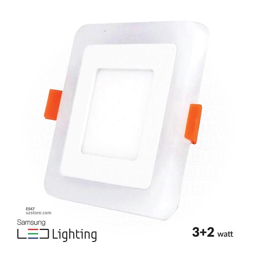 [ES47] LED spot Light (SAMSUNG 6001B) 3W+2W SQ