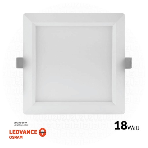 [EM231-18W] OSRAM LED SLIM PANEL DOWN LIGHT SQUARE 8" 18W Warm white 3000K 