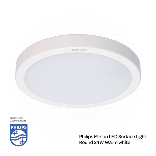 [EPH232M-24W] PHILIPS Meson LED Surface Light Round 59474 200 24W , 3000K Warm White 915005784401