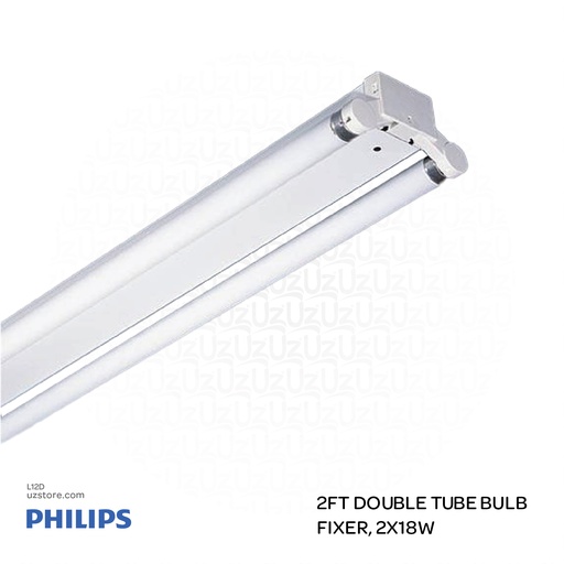 [L12D] PHILIPS 2Ft Double Tube Bulb Fixer, 2x18W 