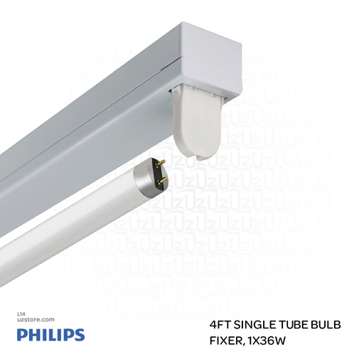 [L14] PHILIPS 4Ft Single Tube Bulb Fixer, 1x36W 