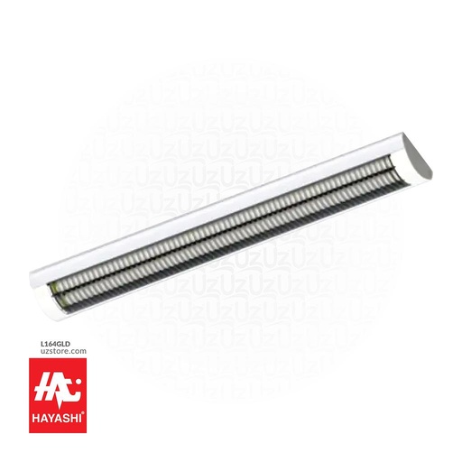 [l164gld]  هياشي  - ليت 4 فوت مزدوج انارة بيضاء شبك LED 