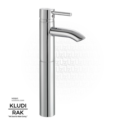 [MX865] KLUDI RAK  Prime Single Lever Basin Mixer DN15 with high-raised base for use with counter-top basin RAK12001