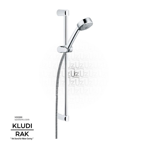 [MX888] KLUDI RAK Prime 1S Shower Set Length 600mm, 
(Hand Shower + Hose + Bar), RAK6063005
