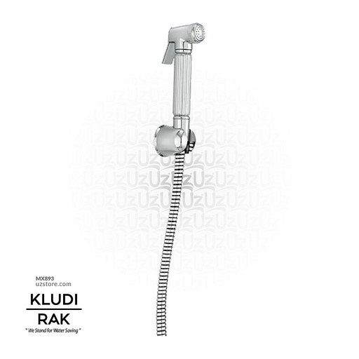 [MX893] KLUDI RAK Brass Shattaf with LogoFlex-Hose and Wall Bracket,
RAK32001