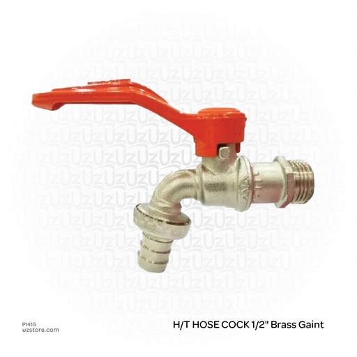 [p141G] ANA Gaint Brass Ball Tap with Hose 1/2"