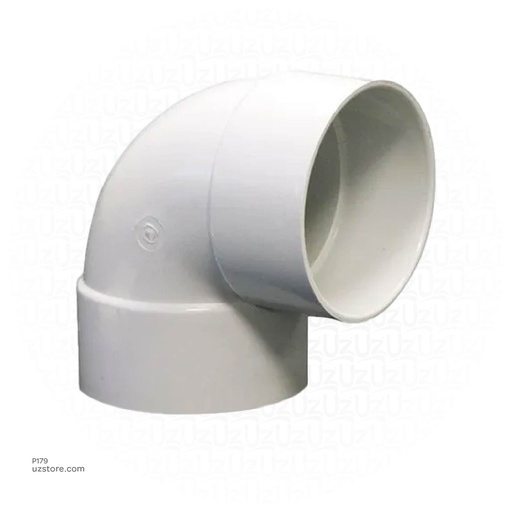 [P179] UPVC WHITE ELBOW 11/2"