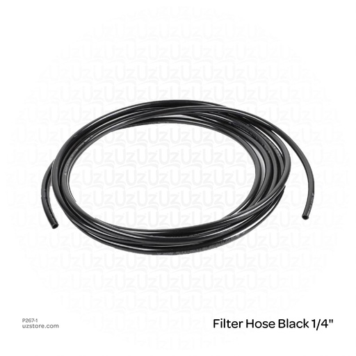 [p267-1] Filter Hose Black 1/4"