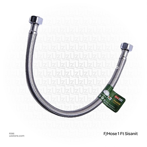 [P286] SS Flexible Hose 1 FT Sisanit