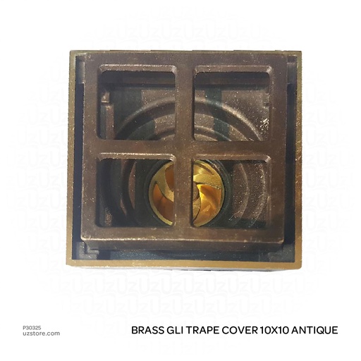 [P30325] Brass GLI Trape Cover
10X10
ANTIQUE