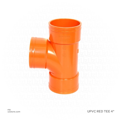 [P35] UPVC RED TEE 4"