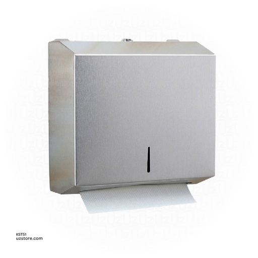 [KST51] Stainless steel paper roll box SS 304 Paper Towel Dispenser 0.8mm Thick  W28*D25.5*H11 CM