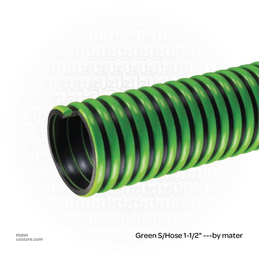 [P585m] Green Suction Hose 1-1/2" ---by mater