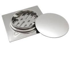 [P6] FLOOR TRAP STEEL 15*15 4'' H/D